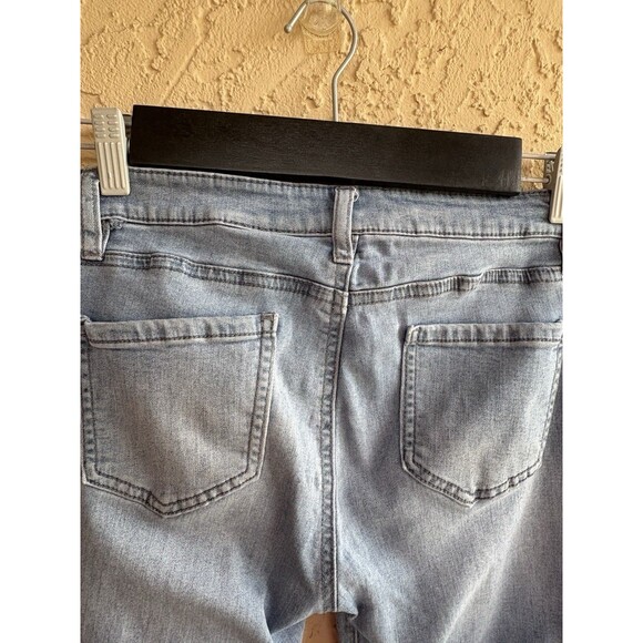 David Bitton Buffalo Light Wash Women's 6/28 Aubrey Jeans Mid Rise Soft Stretch - Picture 6 of 8